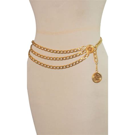 Chanel chain belts for women